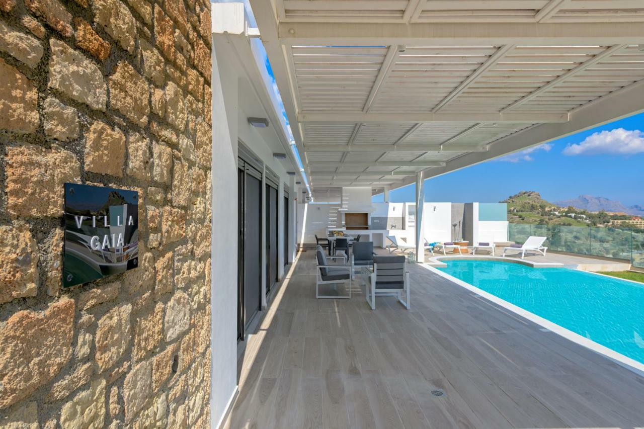 Villa Gaia Lindos  Bagian luar foto